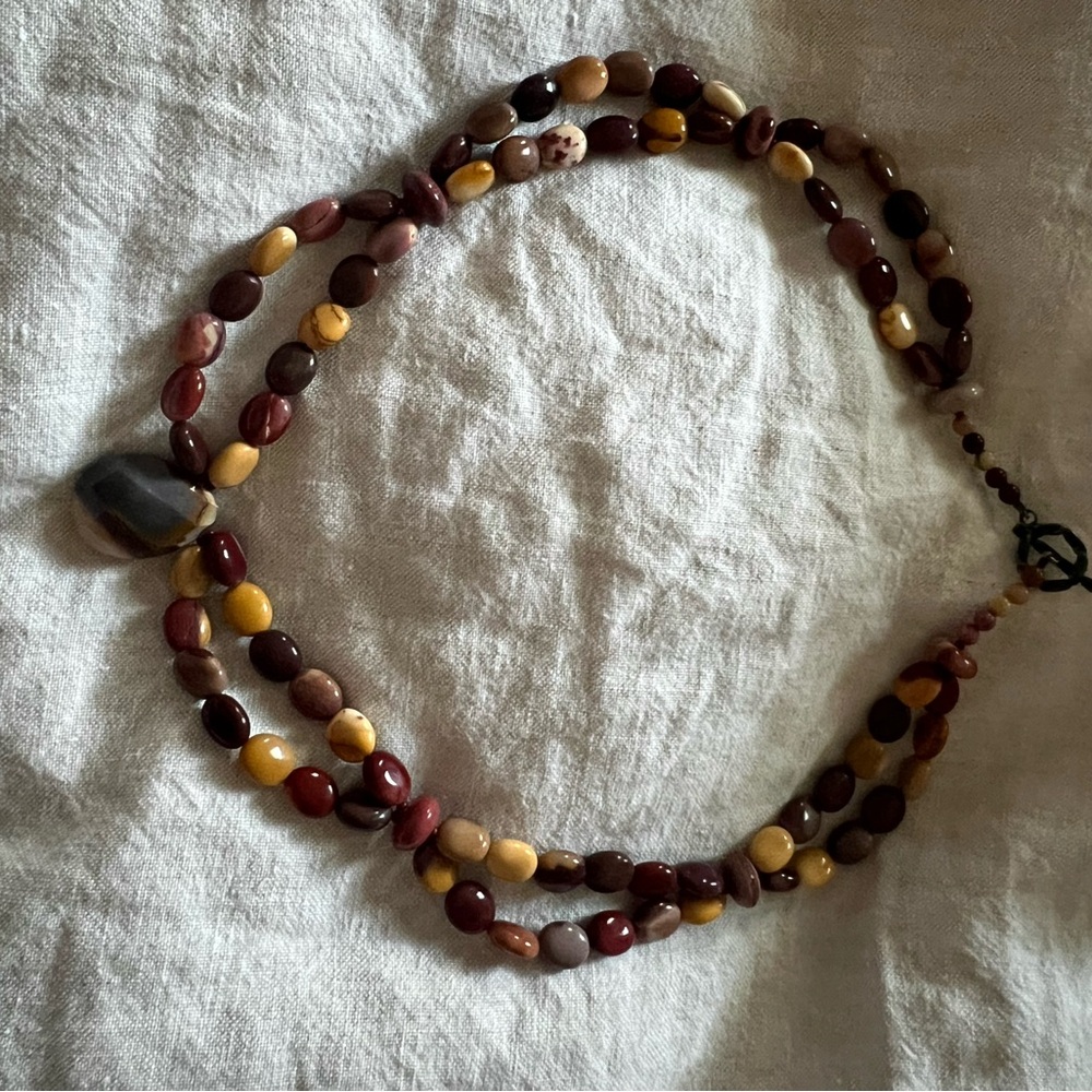 Beautiful natural stone necklace
